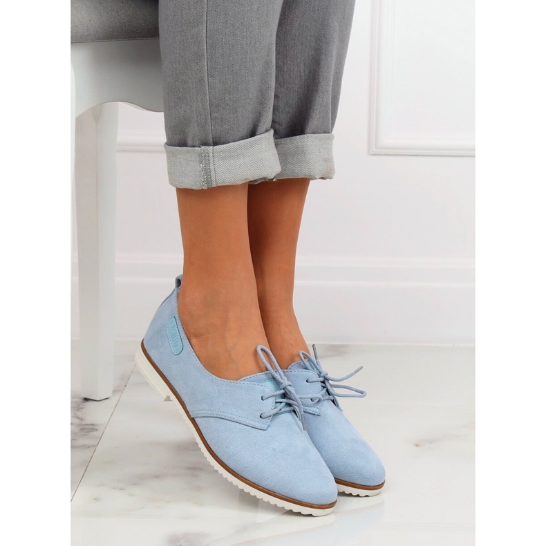 Mocassins azuis femininos azuis 6907-BL Azul 1