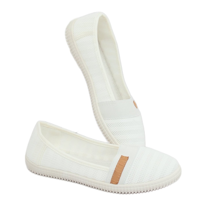 Bailarinas femininas brancas XJ-2959 White branco 1