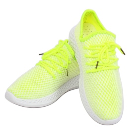 Tênis esportivos Yellow 7760-Y Green amarelo 1