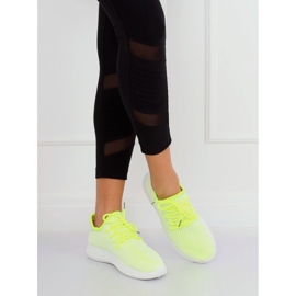 Tênis esportivos Yellow 7760-Y Green amarelo 2