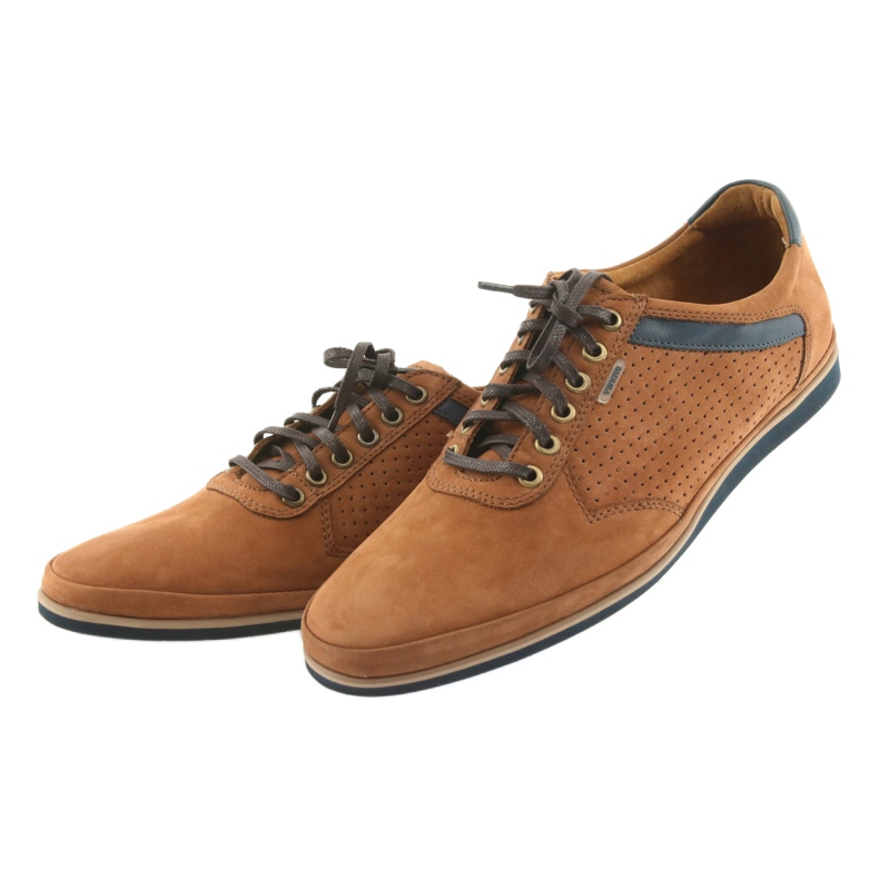 Sapatos esportivos leves Badura 3523 marrom castanho 3