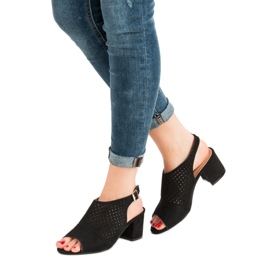 Sandálias Casual Fechadas preto 1