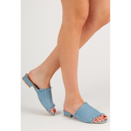 Small Swan Chinelos de ganga azul 1 Small Swan Chinelos de ganga azul 1