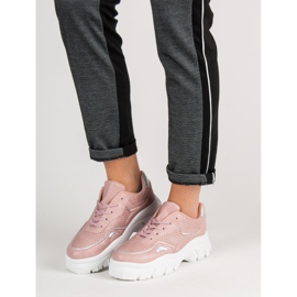 Tênis rosa com efeito holo 2 Tênis rosa com efeito holo 2