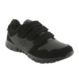 Tênis esportivos com velcro American Club FH16 preto 1