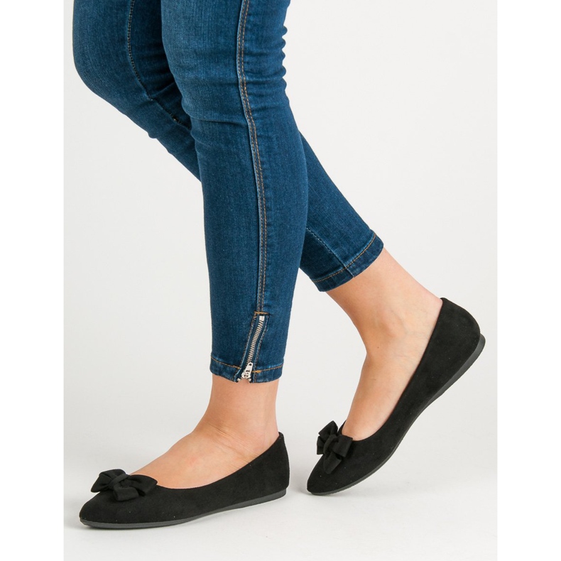 Ch. Creation Suede Ballerina In Spitz preto 2 Ch. Creation Suede Ballerina In Spitz preto 2