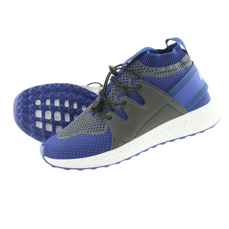 Calçados infantis Befado 516Y029 azul cinza 5