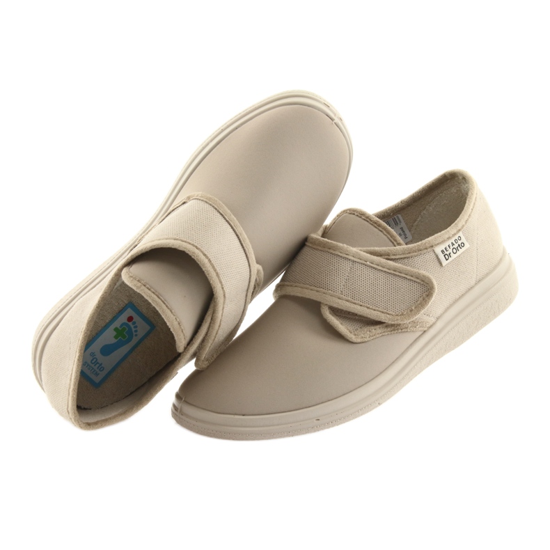 Sapatos femininos Befado pu 036D024 Dr.Orto bege 5