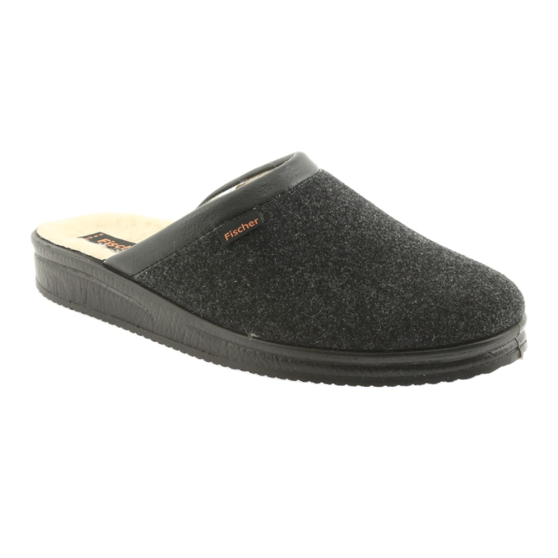 Sapatos masculinos Befado pu 012M241 preto cinza 1