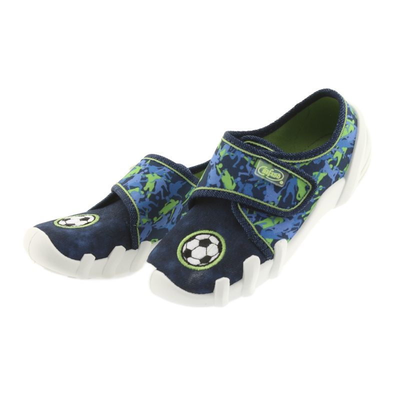 Calçado infantil Befado 273X258 Soft-B azul verde azul marinho 3