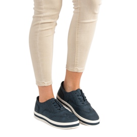 SHELOVET Sapatos azul marinho 2