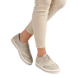 SHELOVET Brogues bege 1