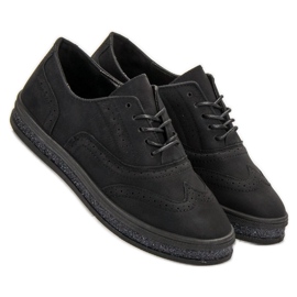 SHELOVET Black Brogues preto 1
