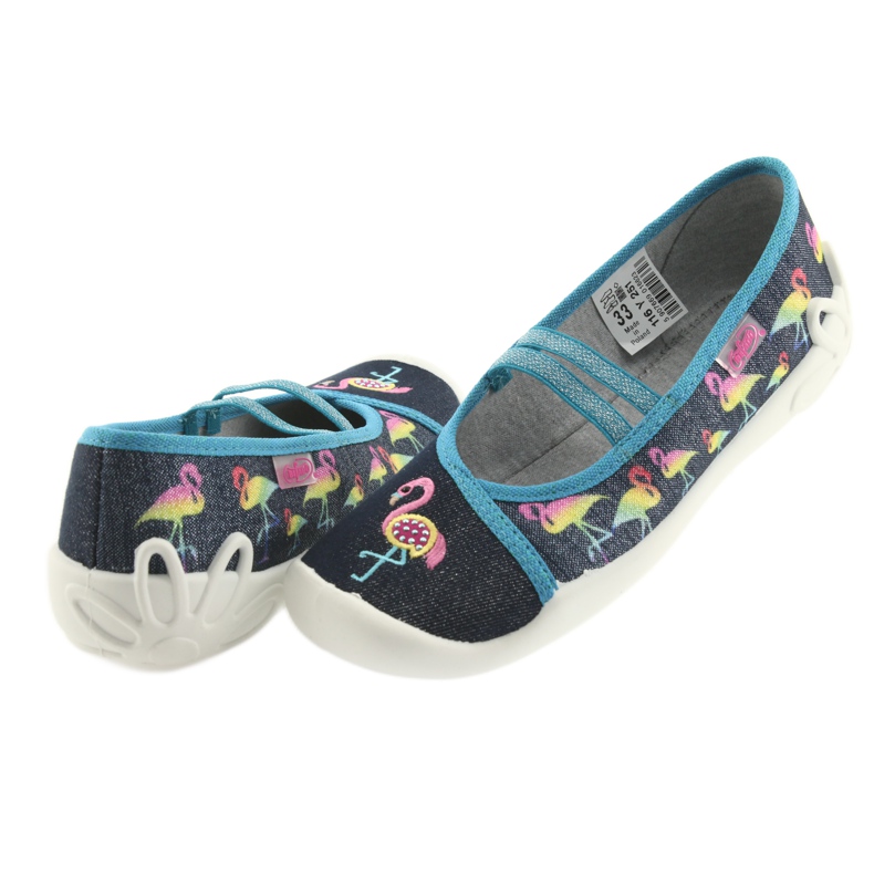 Calçados infantis Befado 116Y251 azul cinza azul marinho 4