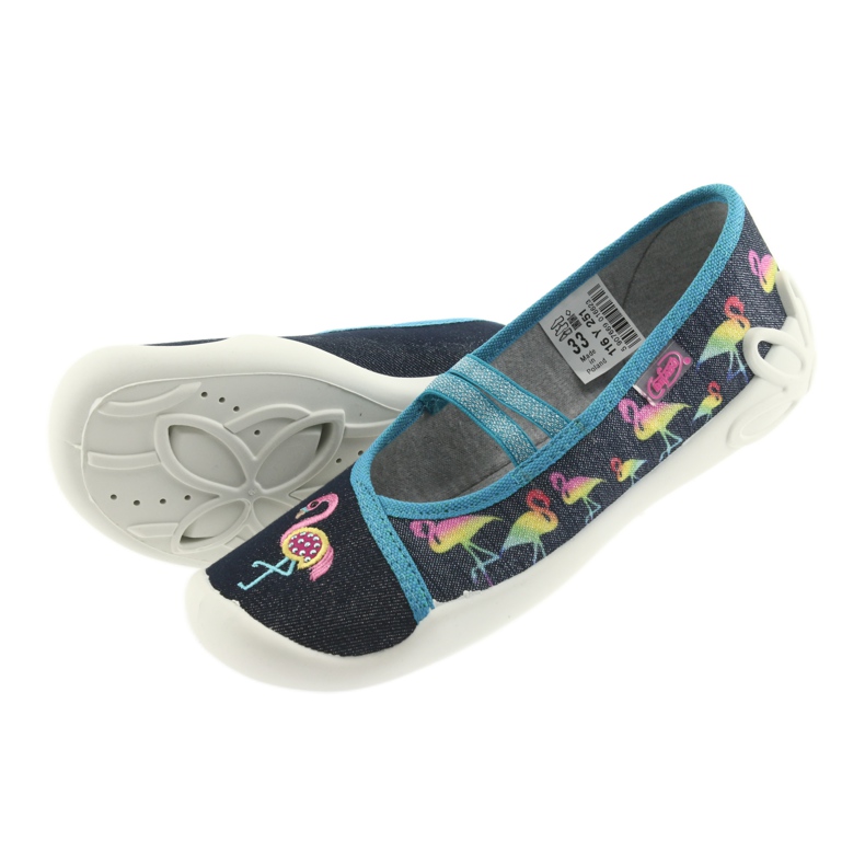 Calçados infantis Befado 116Y251 azul cinza azul marinho 5