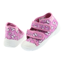 Calçados infantis Befado 212P060 roxo rosa 4