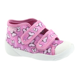 Calçados infantis Befado 212P060 roxo rosa 1