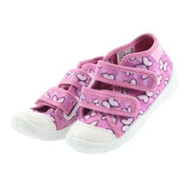 Calçados infantis Befado 212P060 roxo rosa 3