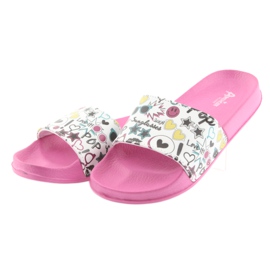 Sapatilhas de óculos de sol com perfil American Club rosa branco preto verde amarelo 3