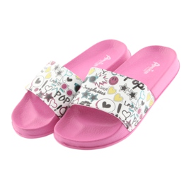 Sapatilhas de óculos de sol com perfil American Club rosa branco preto verde amarelo 4