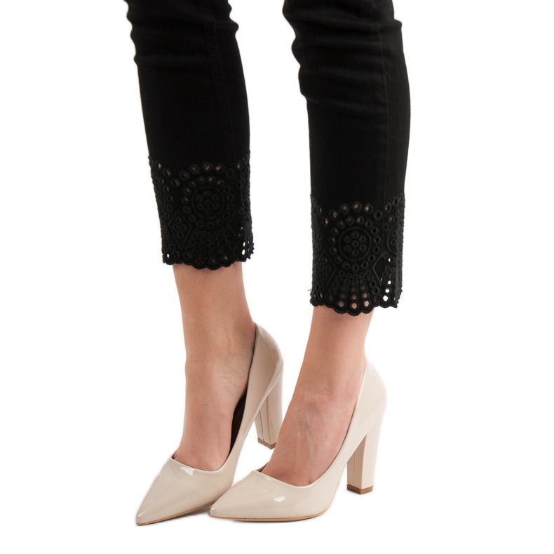 SHELOVET Bombas lacadas bege 1