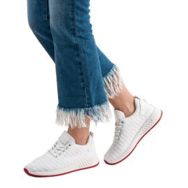 SHELOVET Calçados Têxteis da Moda branco 2