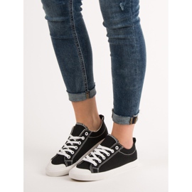 SHELOVET Tênis preto baixo 2