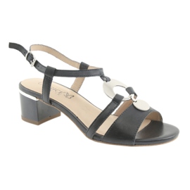 Sandálias com a decoração Caprice 28211 azul marinho azul-marinho cinza 1