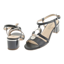 Sandálias com a decoração Caprice 28211 azul marinho azul-marinho cinza 4