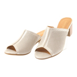 Chinelos femininos Badura 5311 ouro amarelo multicolorido 3