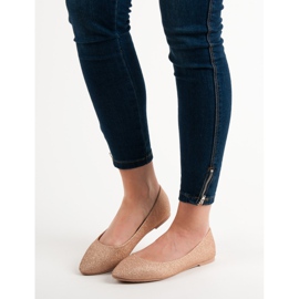 Seastar Bailarinas de purpurina dourado 2