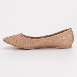 Seastar Bailarinas de purpurina dourado 1