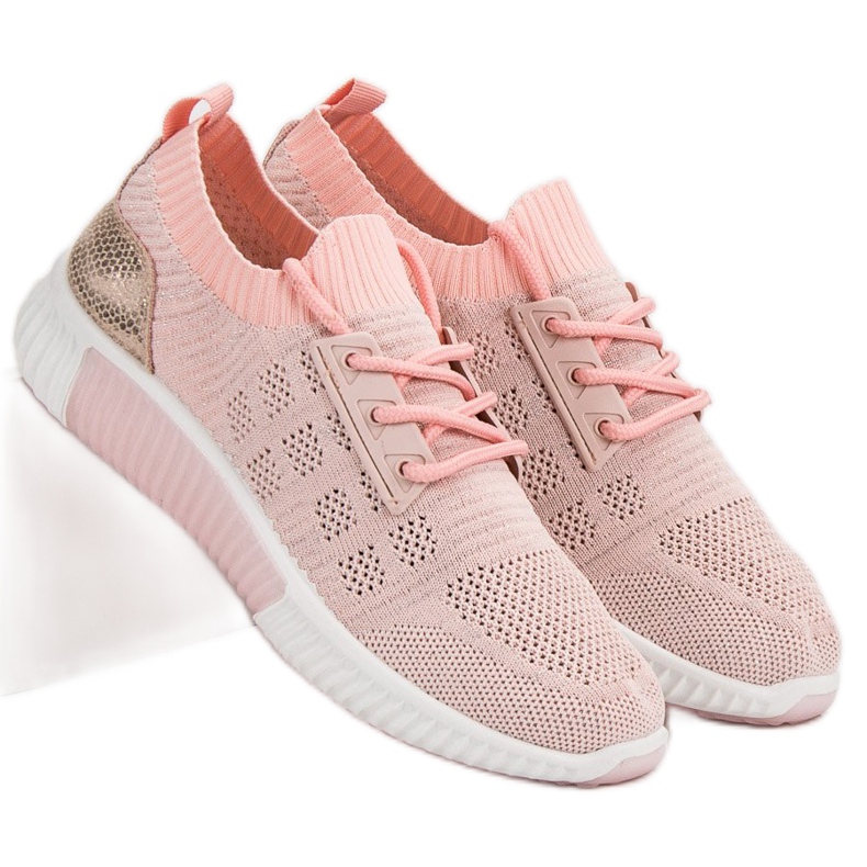 Primavera Sapatos de deslizamento rosa 1