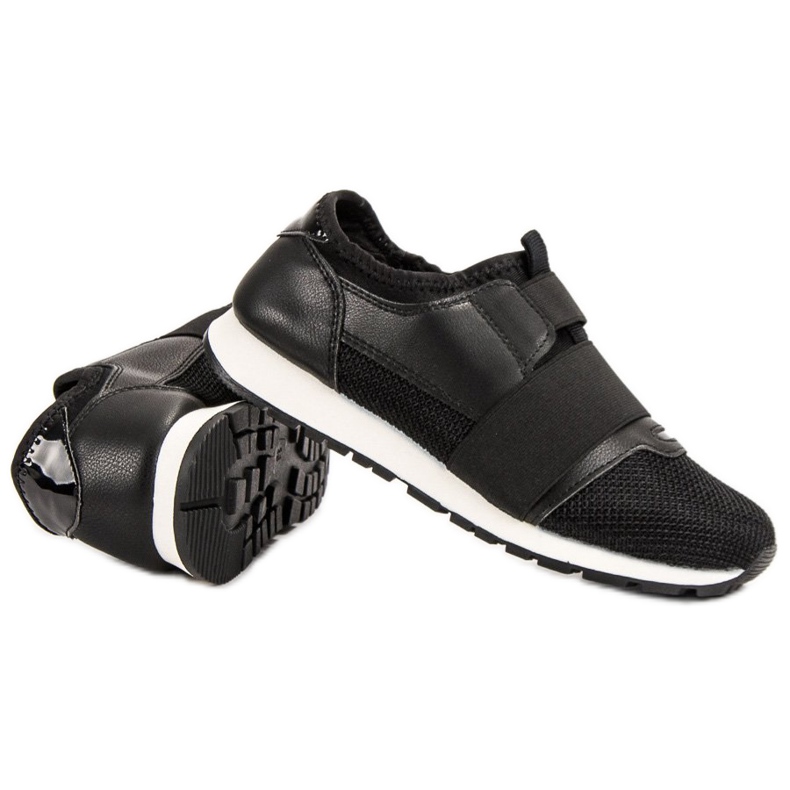 Sergio Todzi Sapatos deslizantes com elástico preto 1 Sergio Todzi Sapatos deslizantes com elástico preto 1