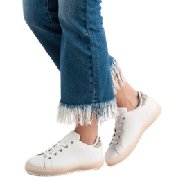 SHELOVET Calçados esportivos femininos branco 2