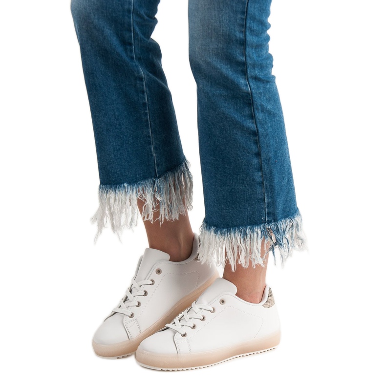 SHELOVET Calçados esportivos femininos branco 1