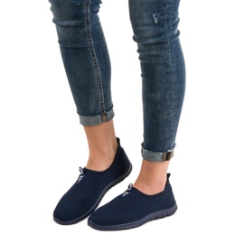 SHELOVET Tênis azul marinho slip-on azul-marinho 2