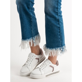 Ideal Shoes Calçados Esportivos Com Zircônia Cúbica branco 1