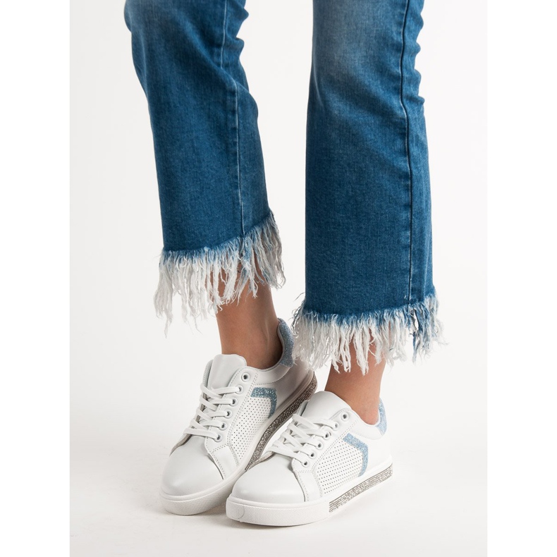 Ideal Shoes Calçados Esportivos Com Zircônia Cúbica branco 1