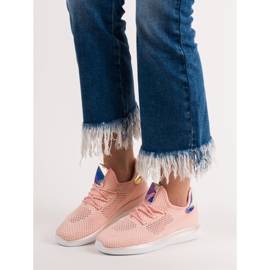 SHELOVET Calçados esportivos têxteis rosa 2