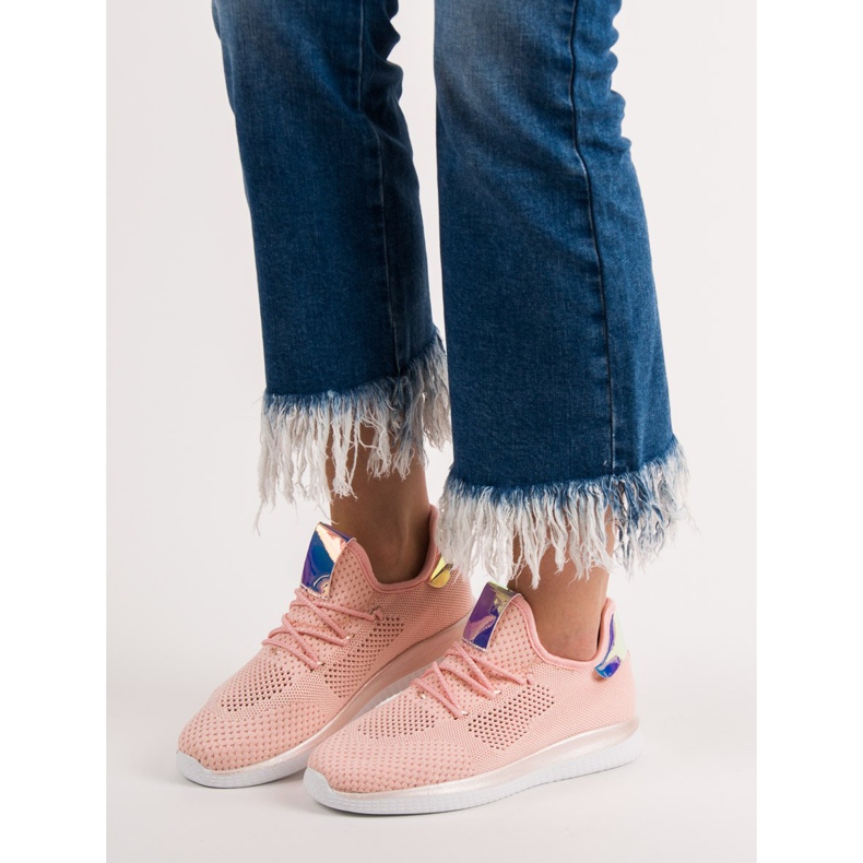 SHELOVET Calçados esportivos têxteis rosa 2