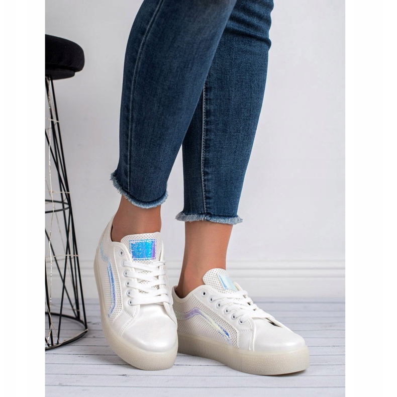 SHELOVET Calçados Femininos Casuais branco 2