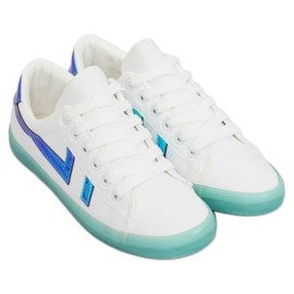 Tênis feminino branco e verde B0-08 WHITE / L.GREEN 1