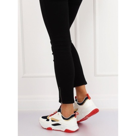 Calçados esportivos multicoloridos BK008-47 BRANCO / AZUL azul marinho 1