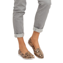 Mocassim lordsy cobra pele MM50188 Cobra marrom 1