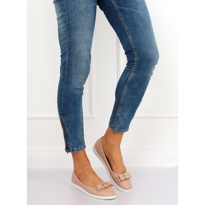 Bailarinas bege feminino YSD-03 Nude 1