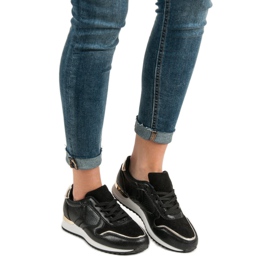 SHELOVET Calçados esportivos casuais preto 1