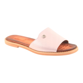 M.Daszyński Daszyński Women's Flat Heel 1837 Pink rosa 1
