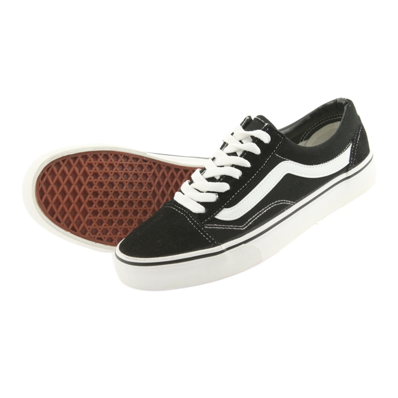 Skool Vans preto branco 5