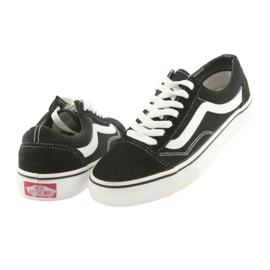 Skool Vans preto branco 4